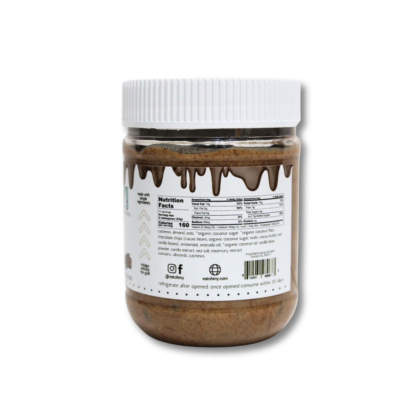 OH MY! Elevated Food Co. Dessert Butter Bundle - Cookie Dough, Brownie Batter & Pumpkin Pie - Clean Ingredients No Guilt Real Food Smooth Spiced