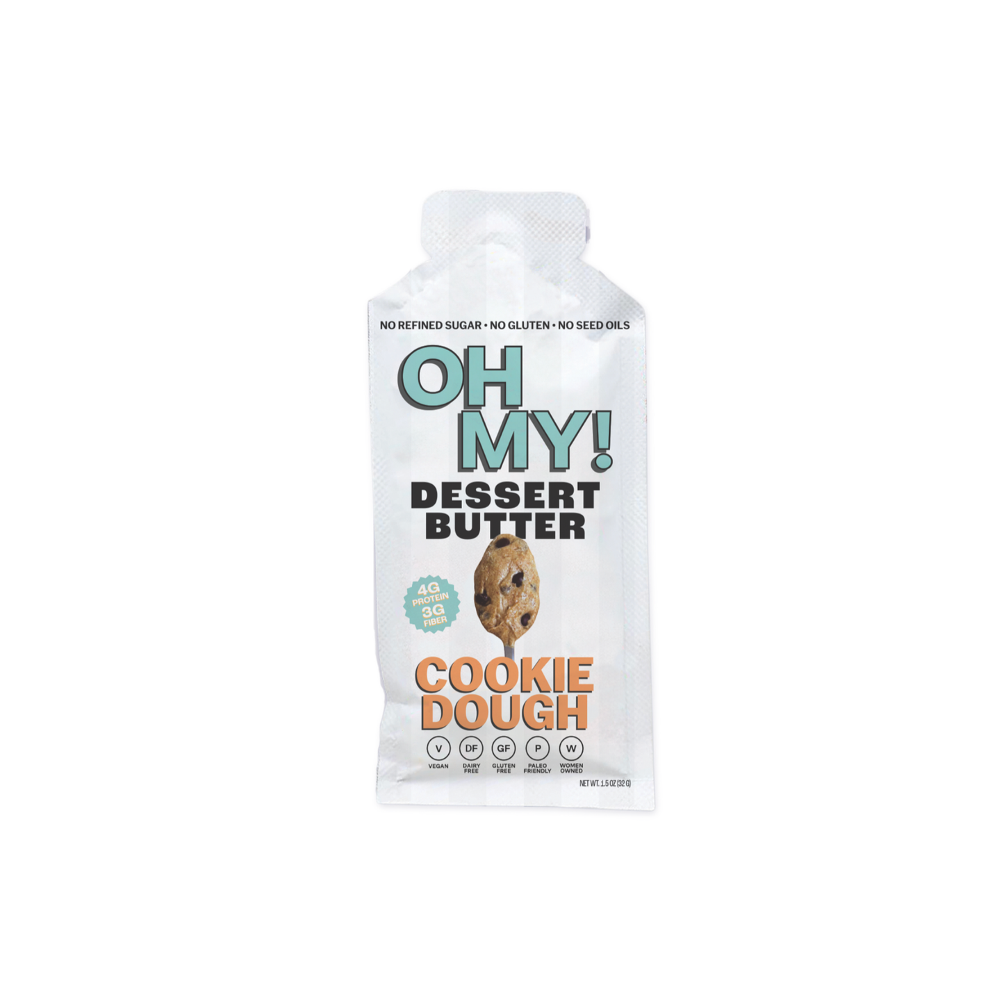 Cookie Dough Dessert Butter Squeeze Pouch 6 Pack