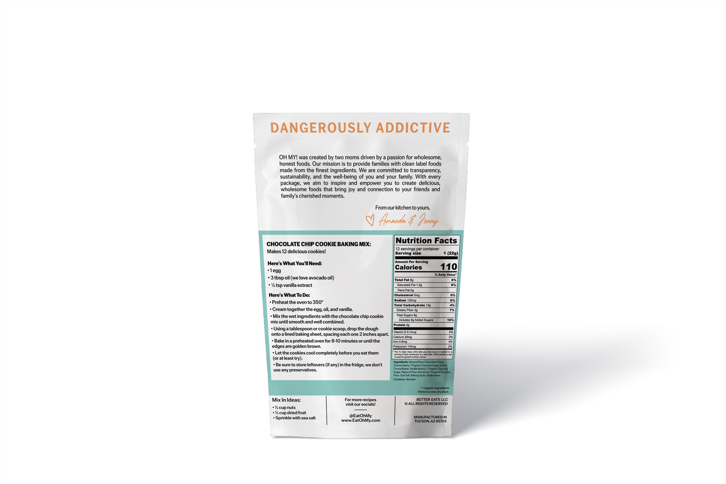 3 Pack Chocolate Chip Cookie Baking Mix